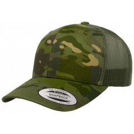 Кепка FlexFit 6606MC Retro Trucker - Multicam Tropic/Green